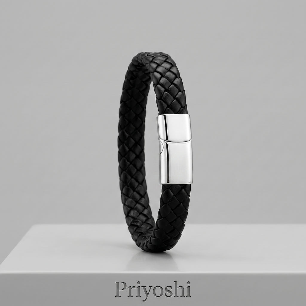 Classic Braided Leather Bracelet
